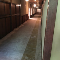 淀川亭のレトロな廊下