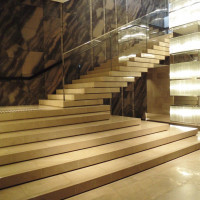 ホテル内の階段