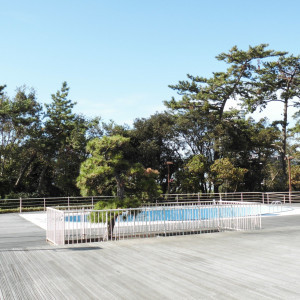 ガーデン内のプール|476429さんのシーサイドホテル舞子ビラ神戸の写真(697391)