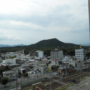 披露宴会場からの眺め|476429さんのグランドメルキュール奈良橿原(旧THE KASHIHARA)（ウエディング取扱終了）の写真(503507)