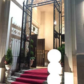 入口の門、ヨーロピアンな雰囲気です