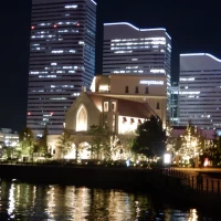 夜の会場