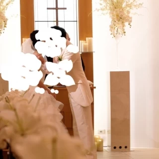 透明感のある式場でした