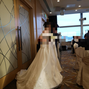 新婦お色直しのため退場|477835さんのJRタワーホテル日航札幌の写真(1587453)