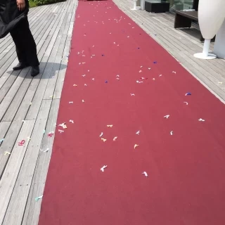 リボンシャワーの後