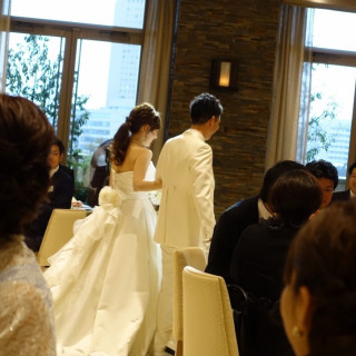 新郎新婦入場