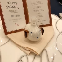 席札3
ノンアルコール用のわんちゃん