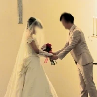回収したバラを使ってブーケブートニアセレモニー