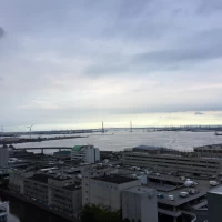 打合せ室から見えた夜景