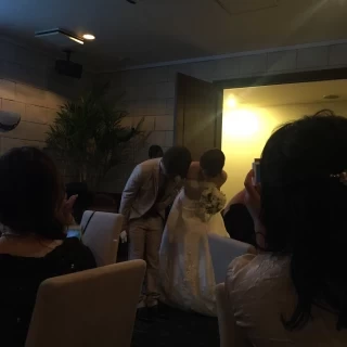 新郎新婦入場