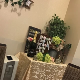 打ち合わせの部屋にあった装飾、可愛いです
