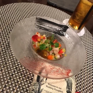 試食で頂いた前菜