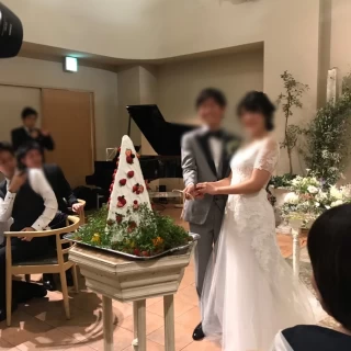 ケーキ入刀