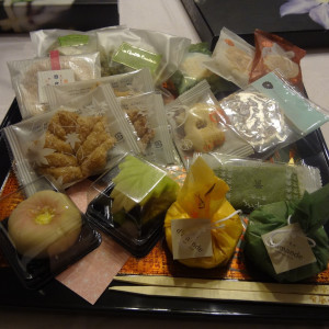 和菓子ビュッフェに使う和菓子の例。リクエストで変更可。|479164さんの京都洛東迎賓館の写真(497598)