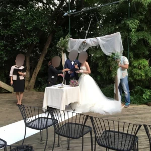 アーチはお花屋さんが設置してくれたものです|479242さんのLa Brasserie(ラ・ブラスリー）（営業終了）の写真(571445)