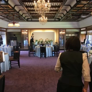 披露宴会場です。
