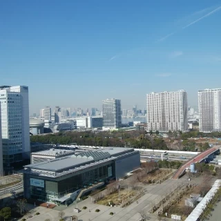 披露宴会場からの景色