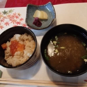 和食　炊き込みご飯とみそ汁|479697さんの五十嵐邸ガーデンの写真(527071)
