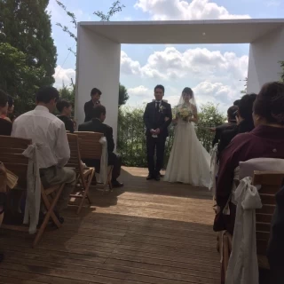 挙式会場です！