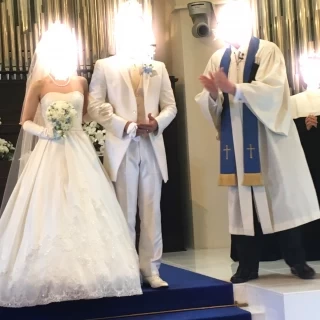 新郎新婦退場