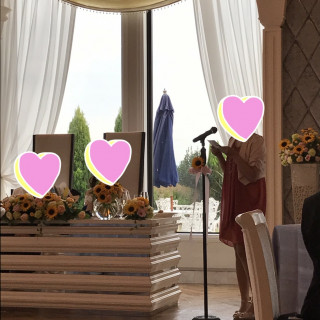 友人スピーチ