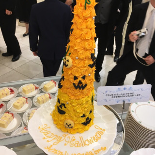 デザートビュッフェのイミテーション。ハロウィン使用！