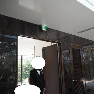 チャペルの入場時