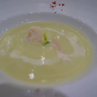 フレンチコースのスープ