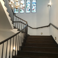 教会内の階段