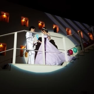 階段からの再入場