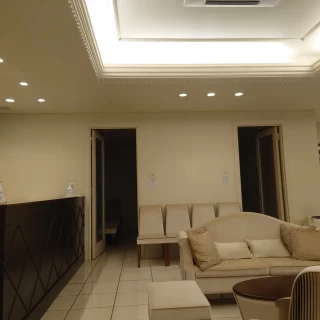 二階の受付専用ラウンジ。