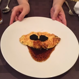 トリュフのオムレツ