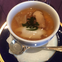 鮑と松茸のスープ