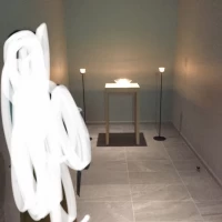 チャペルに入る前の前室です