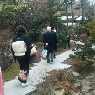 庭園です。披露宴までここを通ります。