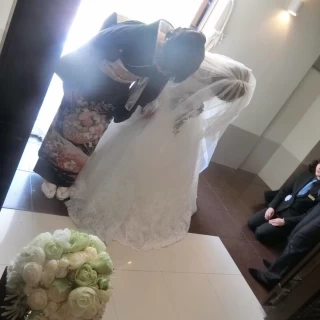 新婦入場です。