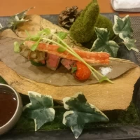 おにくが美味しかった。シェフが挨拶にきて、感じがよかった。