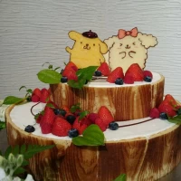ポムポムプリンの飾りがされていて、とても美味しく可愛かった！