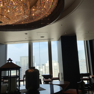 披露宴会場入口付近。
高層階ならではの見晴らし。