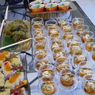 料理は一部ビュッフェスタイルでした