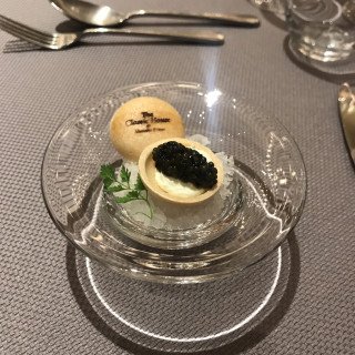 試食会で。アミューズ。