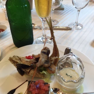 前菜のお魚料理が美味しくてとても気に入りました。