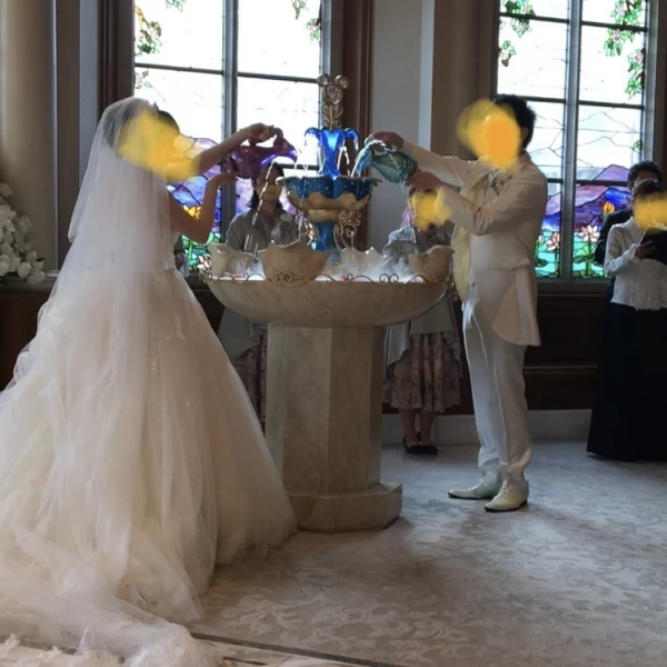 ミラコスタ ウェディングベール ディズニーシー 挙式1回使用 付属品完