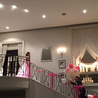 披露宴会場の大階段