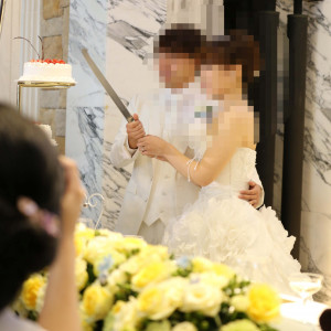 ケーキ入刀|483630さんのラヴィーナ姫路（Wedding Manor House La Viena Himeji）の写真(630444)