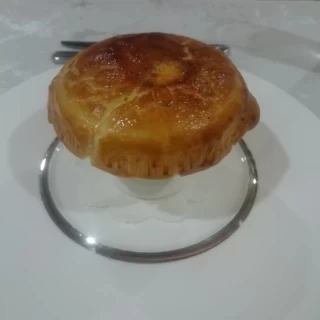 かぼちゃスープのパイ包みです
火傷しそうでした。美味でした