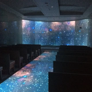 星空バージョンの挙式会場