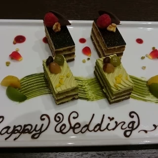 抹茶とチョコでした