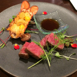 オマール海老とヒレ肉