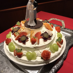 ウェディングケーキです。|484567さんのChapel House（チャペルハウス）の写真(538580)